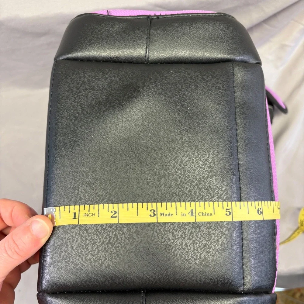 Coleman Insulated Soft Cooler Bag Purple Black Shoulder Strap Lunch Tote 7812